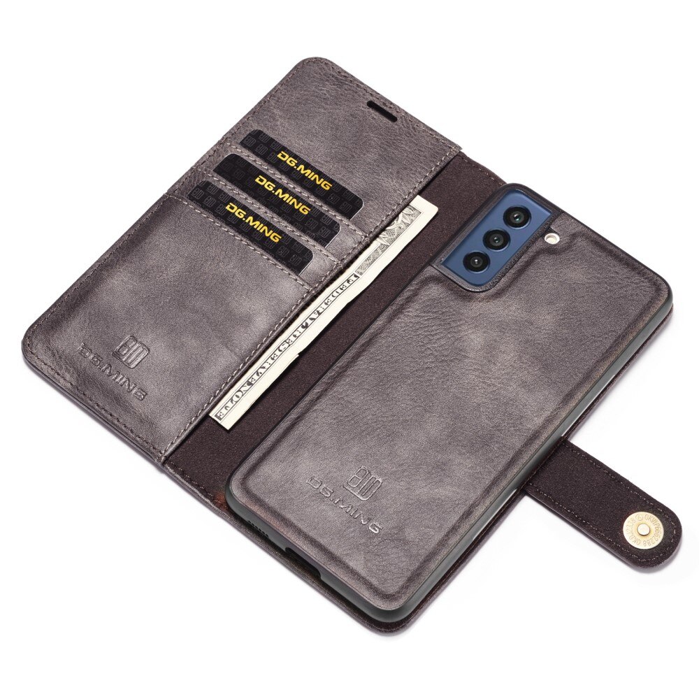 Étui portefeuille Magnet Wallet Samsung Galaxy S21 FE, Brown