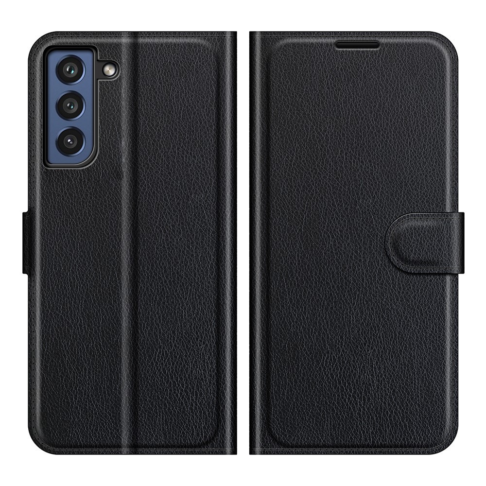 Coque portefeuille Samsung Galaxy S21 FE, Noir