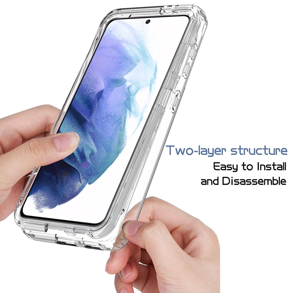 Coque de couverture complète Samsung Galaxy S21, Transparent