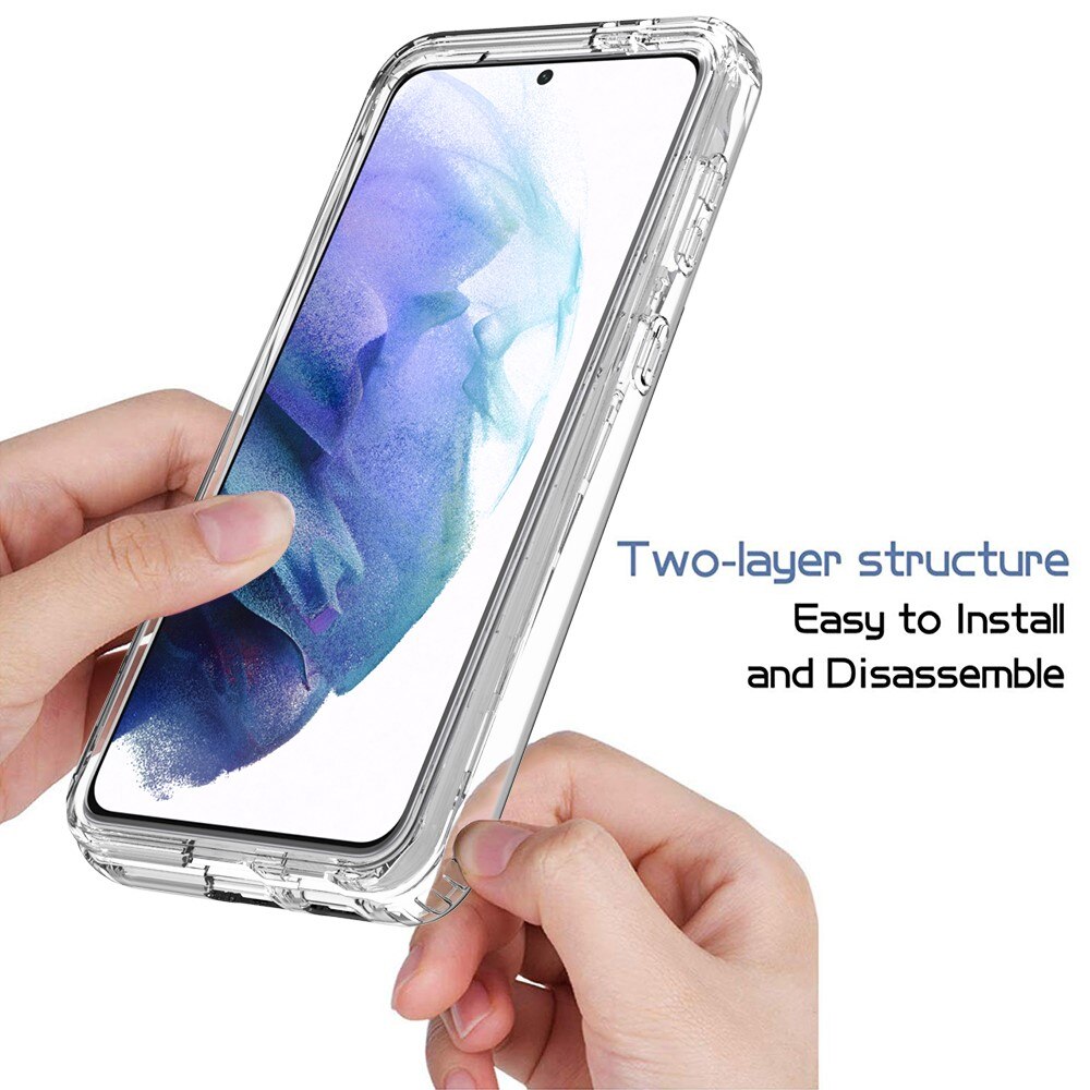 Coque de couverture complète Samsung Galaxy S21 Plus, Transparent