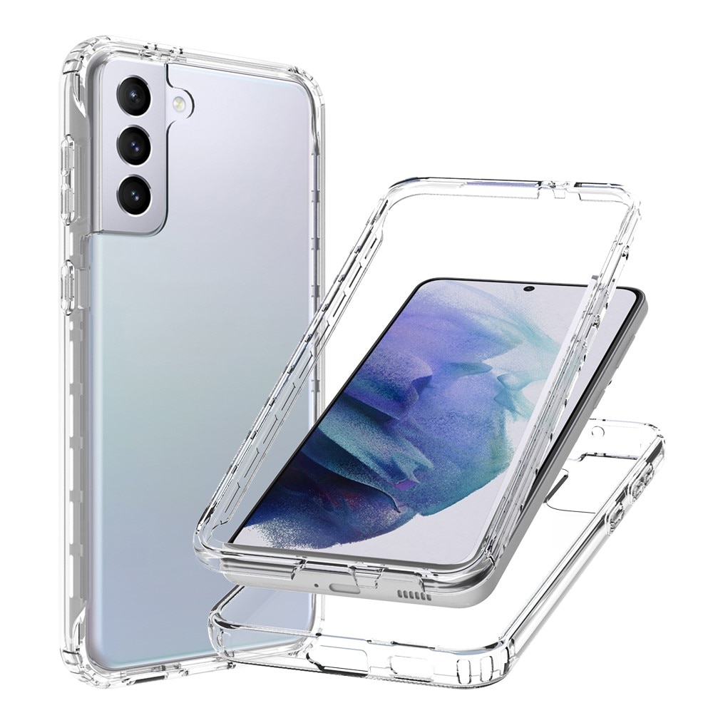 Coque de couverture complète Samsung Galaxy S21 Plus, transparent
