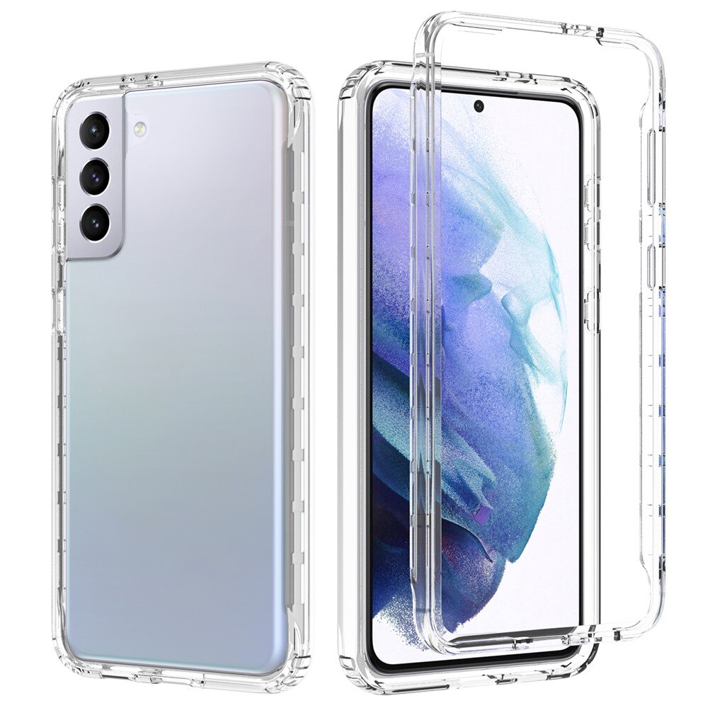 Coque de couverture complète Samsung Galaxy S21 Plus, Transparent