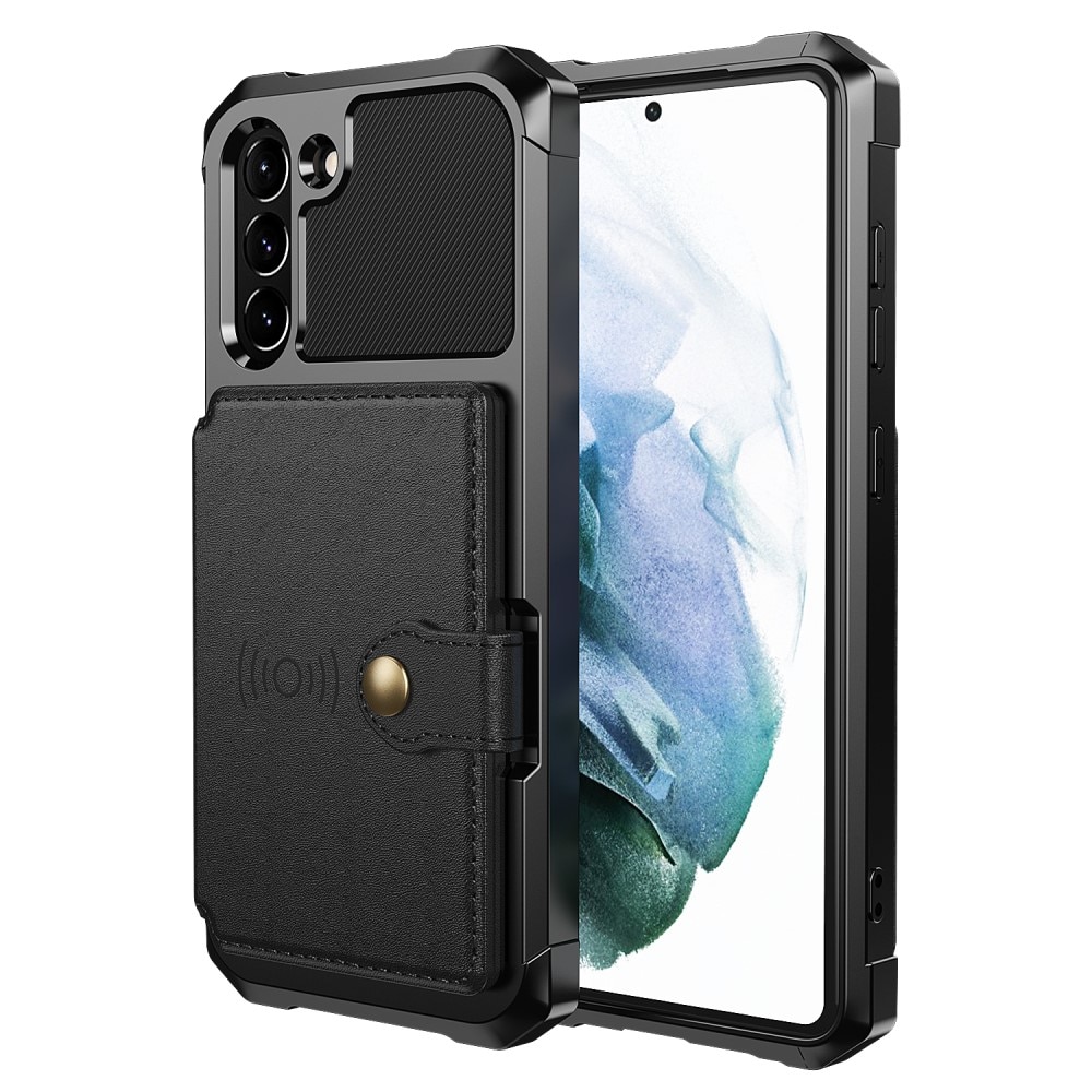 Coque porte-cartes Tough Multi-slot Samsung Galaxy S21 FE, Noir
