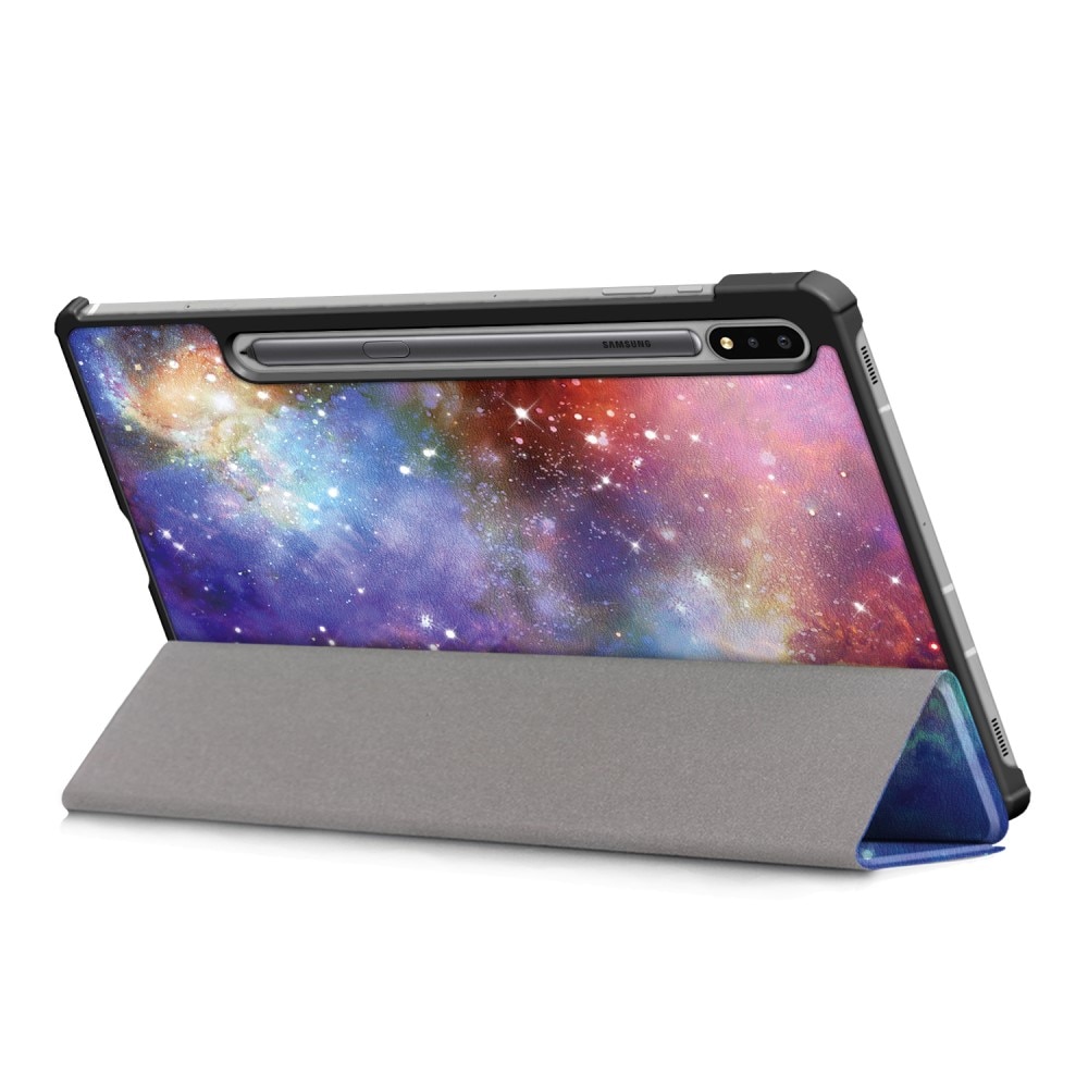 Étui Tri-Fold Samsung Galaxy Tab S7 FE, Espace