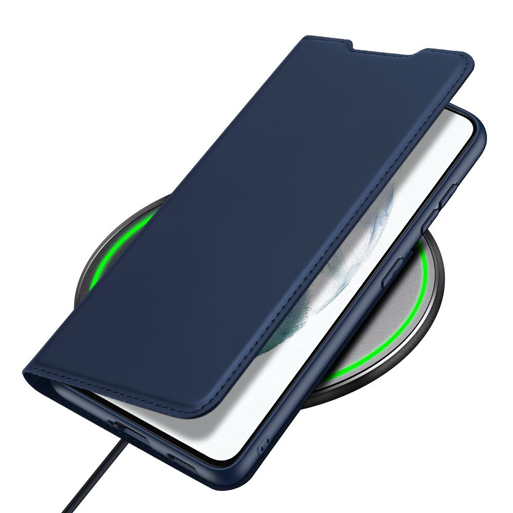 Étui portefeuille Skin Pro Series Samsung Galaxy S21 FE, Bleu