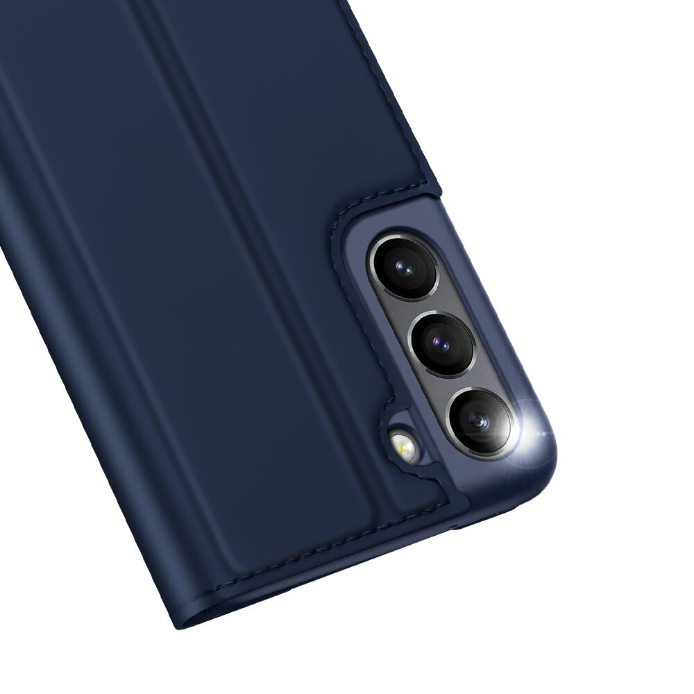 Étui portefeuille Skin Pro Series Samsung Galaxy S21 FE, Bleu