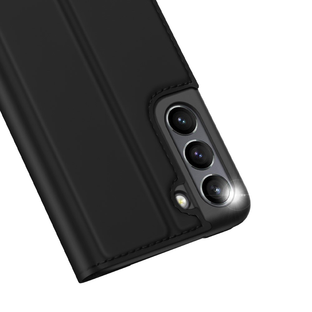 Étui portefeuille Skin Pro Series Samsung Galaxy S21 FE, Noir