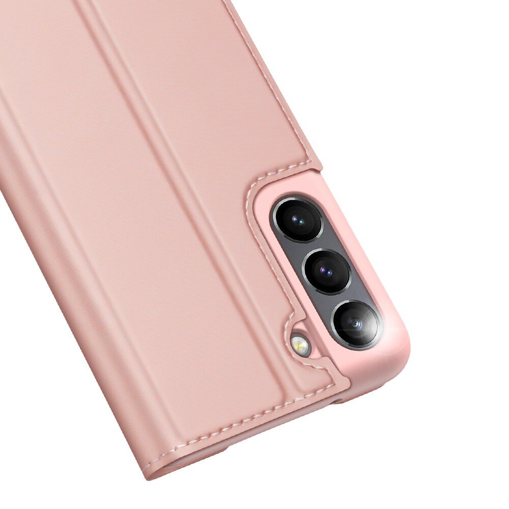 Étui portefeuille Skin Pro Series Samsung Galaxy S21 FE Rose Gold