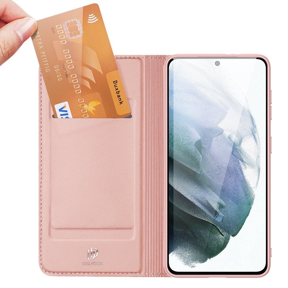 Étui portefeuille Skin Pro Series Samsung Galaxy S21 FE, Rose