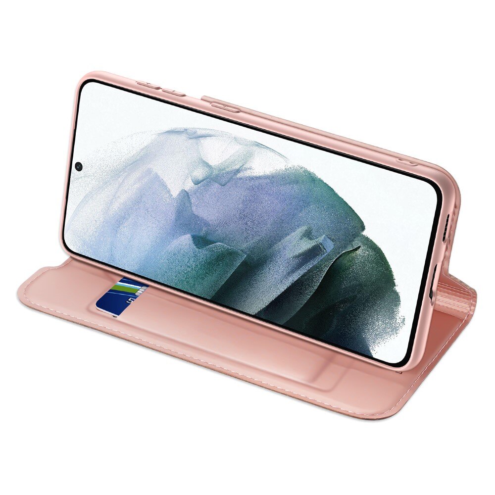 Étui portefeuille Skin Pro Series Samsung Galaxy S21 FE, Rose