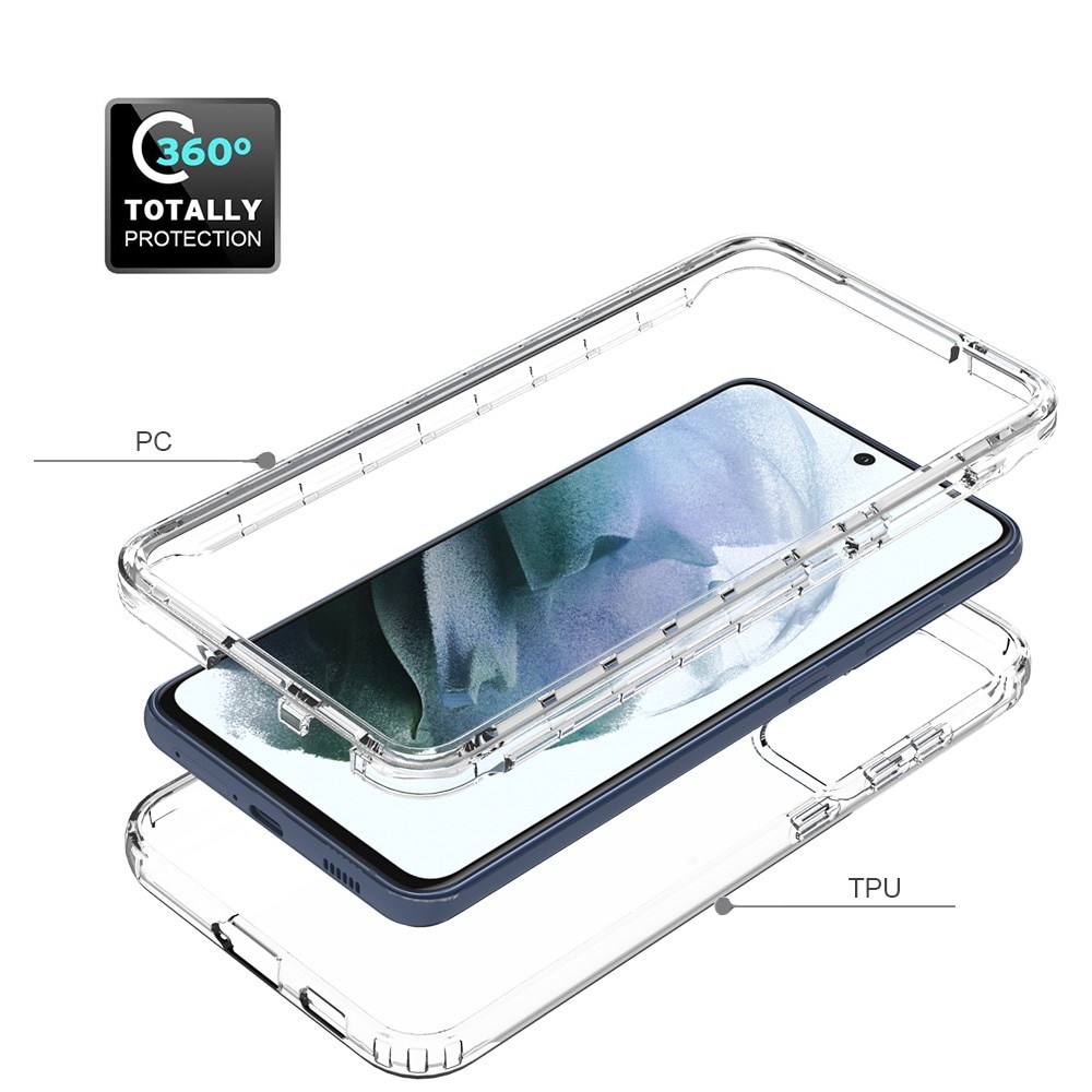 Coque de couverture complète Samsung Galaxy S21 FE, transparent