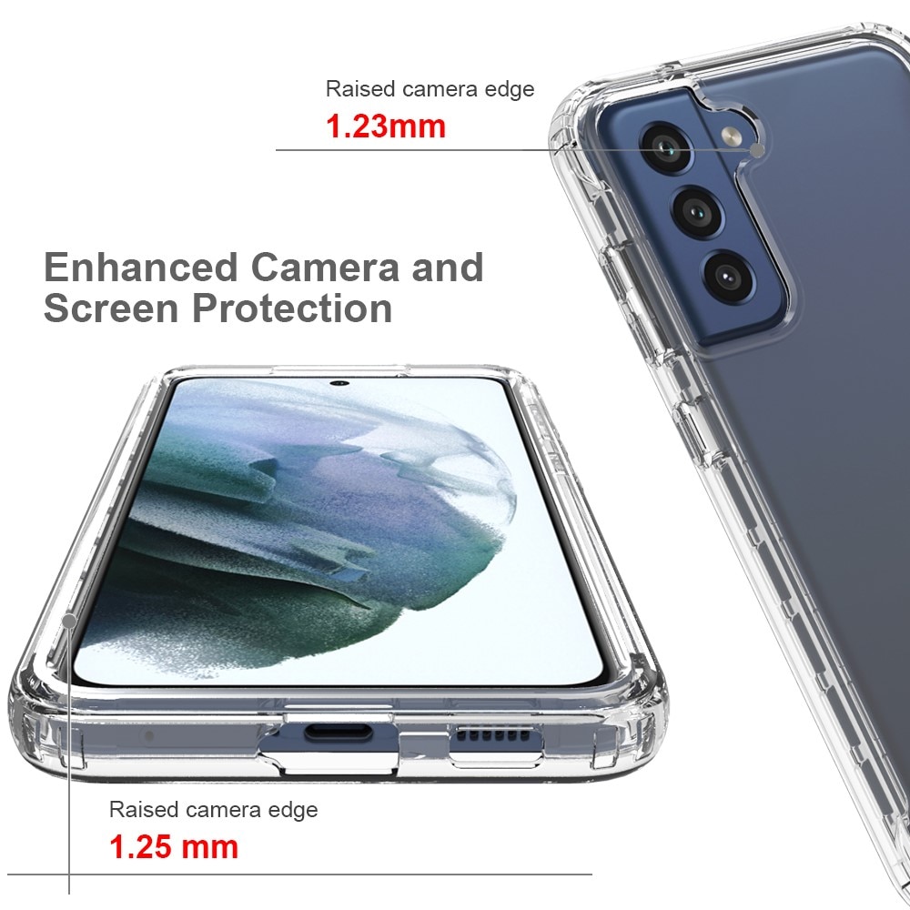Coque de couverture complète Samsung Galaxy S21 FE, Transparent