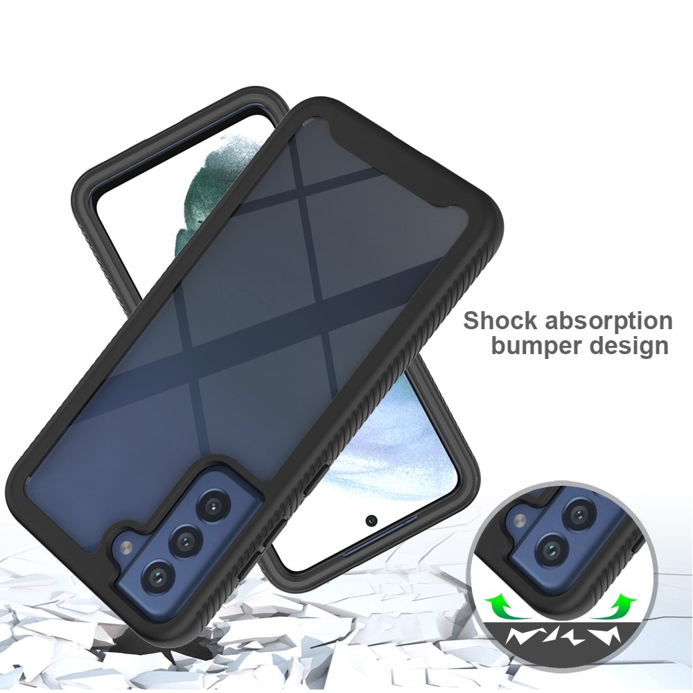 Coque de couverture complète Samsung Galaxy S21 FE, Noir