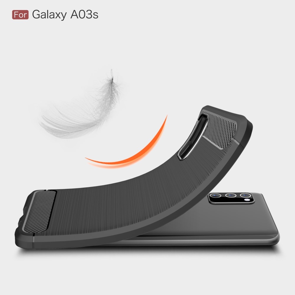 Coque Brushed TPU Case Samsung Galaxy A03s Black
