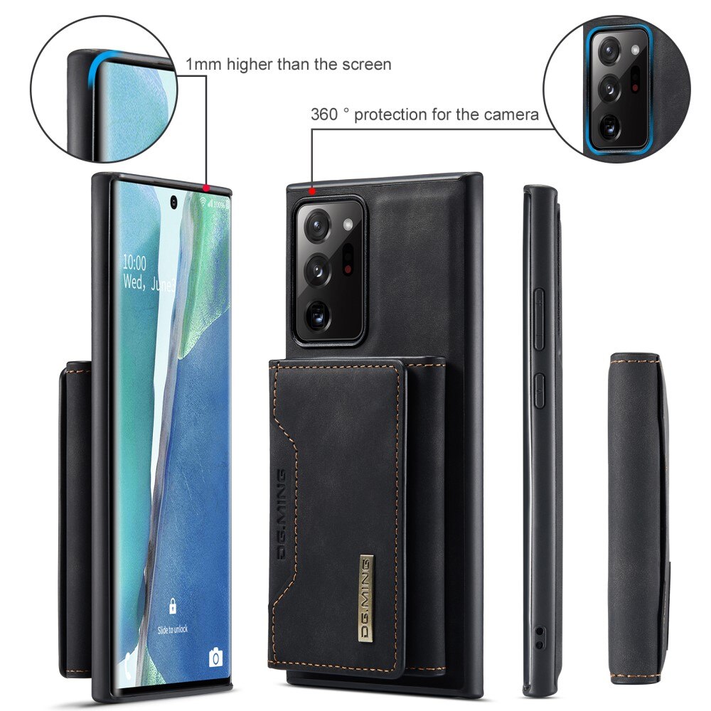 Coque Magnetic Card Slot Samsung Galaxy Note 20 Ultra, Noir