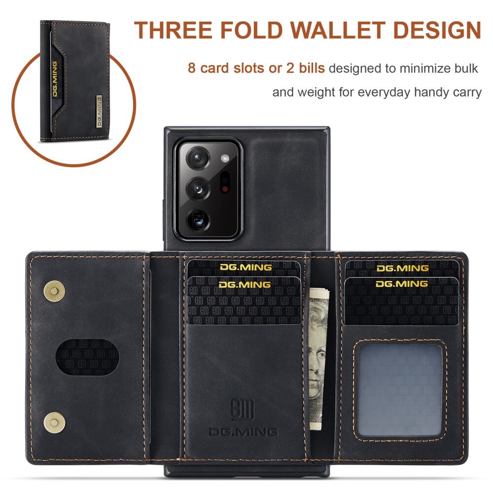 Coque Magnetic Card Slot Samsung Galaxy Note 20 Ultra, Noir