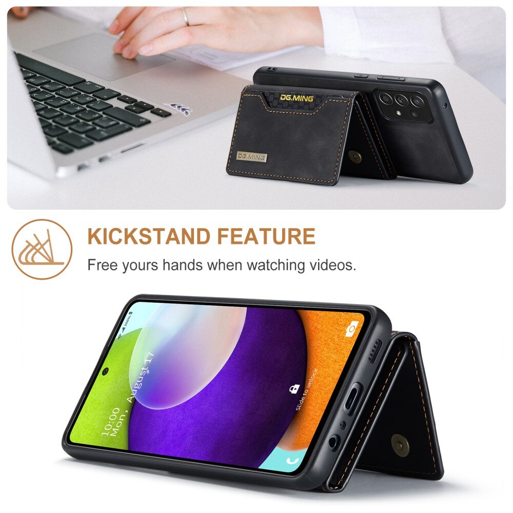 Coque Magnetic Card Slot Samsung Galaxy A52 5G, Noir