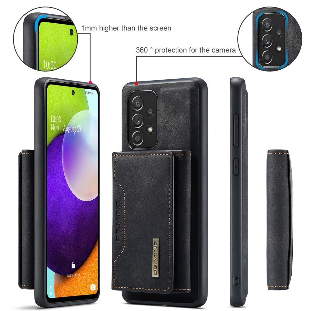 Coque Magnetic Card Slot Samsung Galaxy A52 5G, Noir