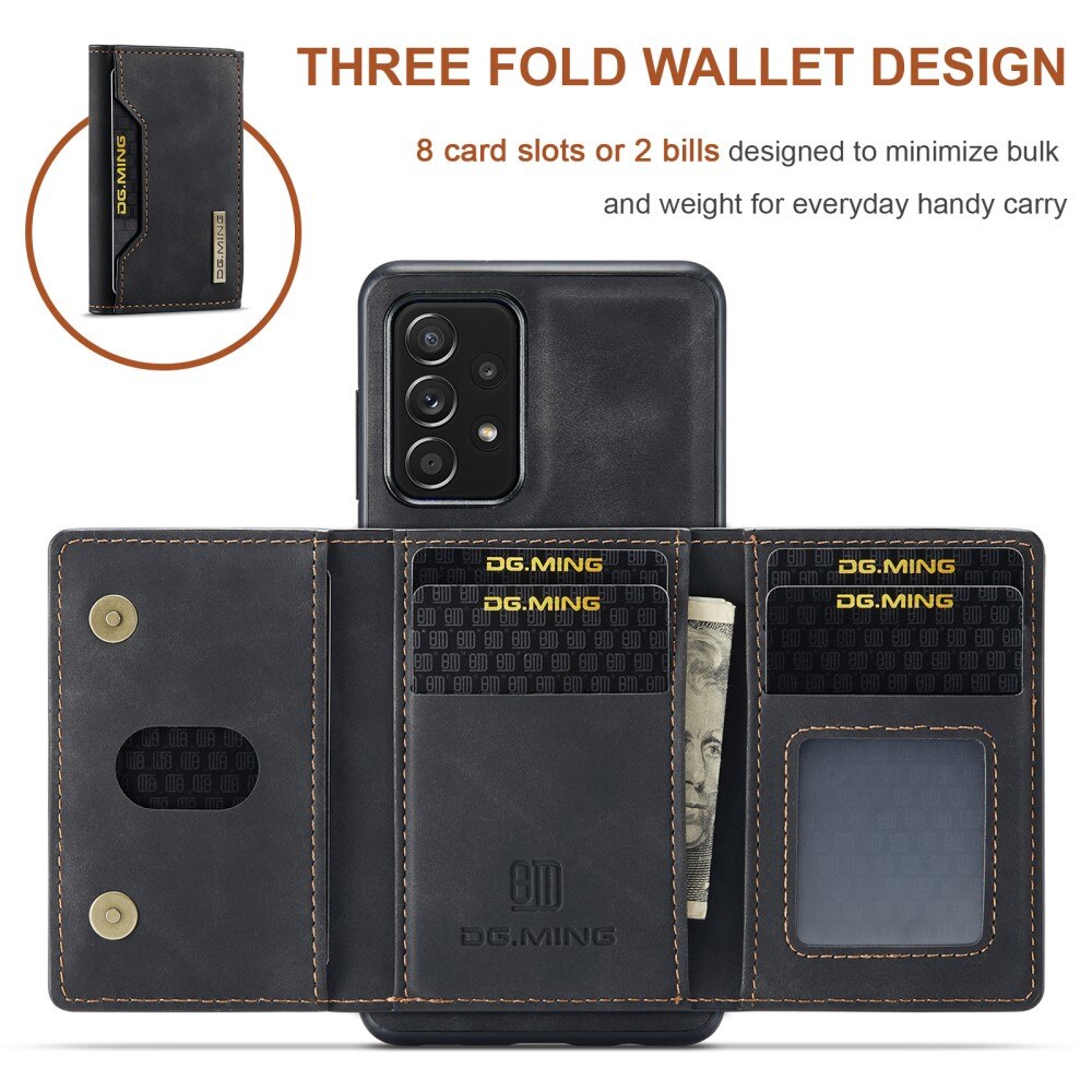 Coque Magnetic Card Slot Samsung Galaxy A52 5G, Noir