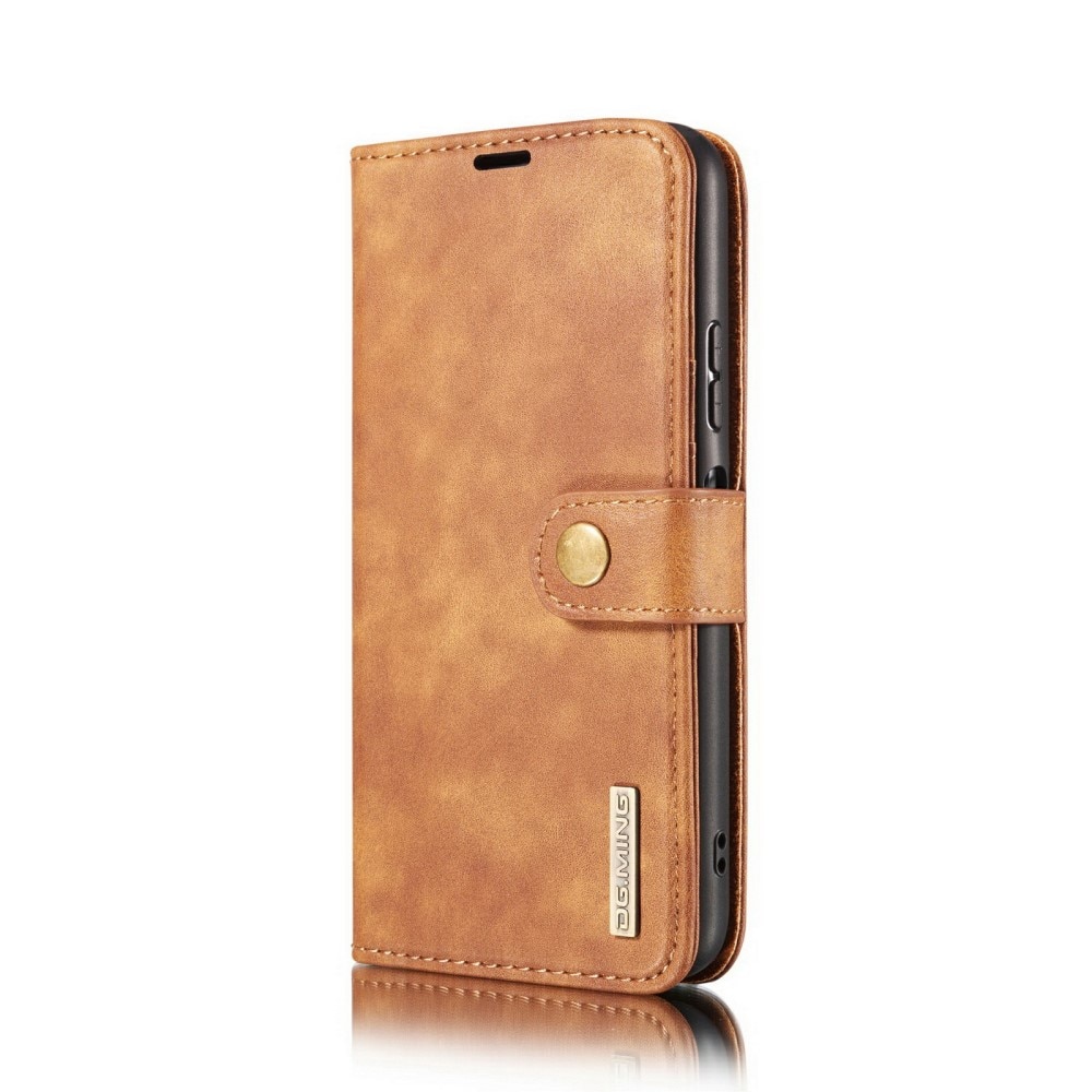 Étui portefeuille Magnet Wallet Samsung Galaxy A22 4G, Cognac