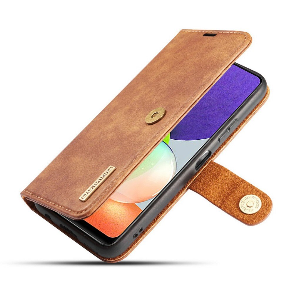 Étui portefeuille Magnet Wallet Samsung Galaxy A22 4G Cognac