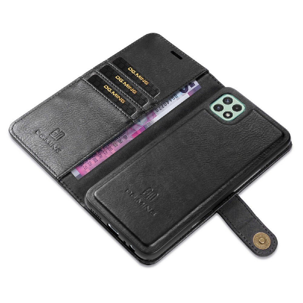 Étui portefeuille Magnet Wallet Samsung Galaxy A22 5G Black