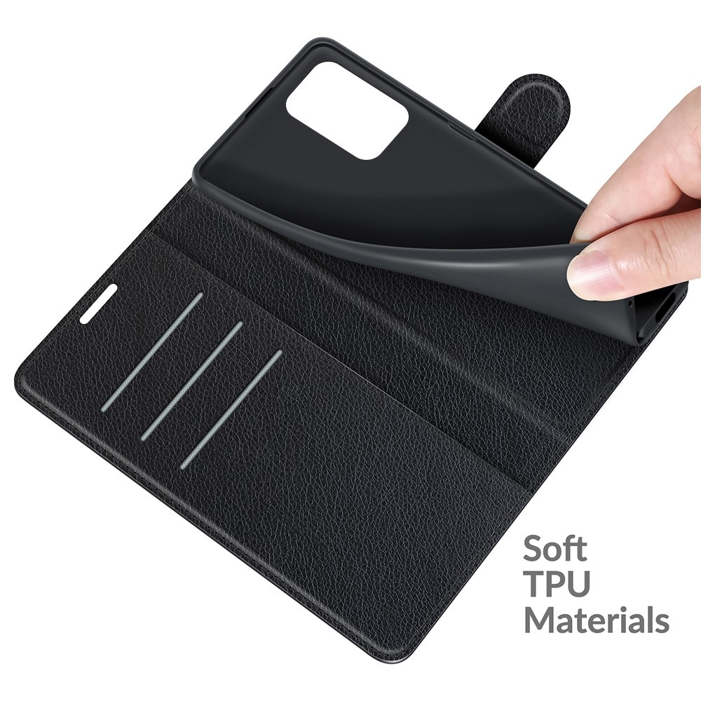 Coque portefeuille Samsung Galaxy A52 5G, Noir