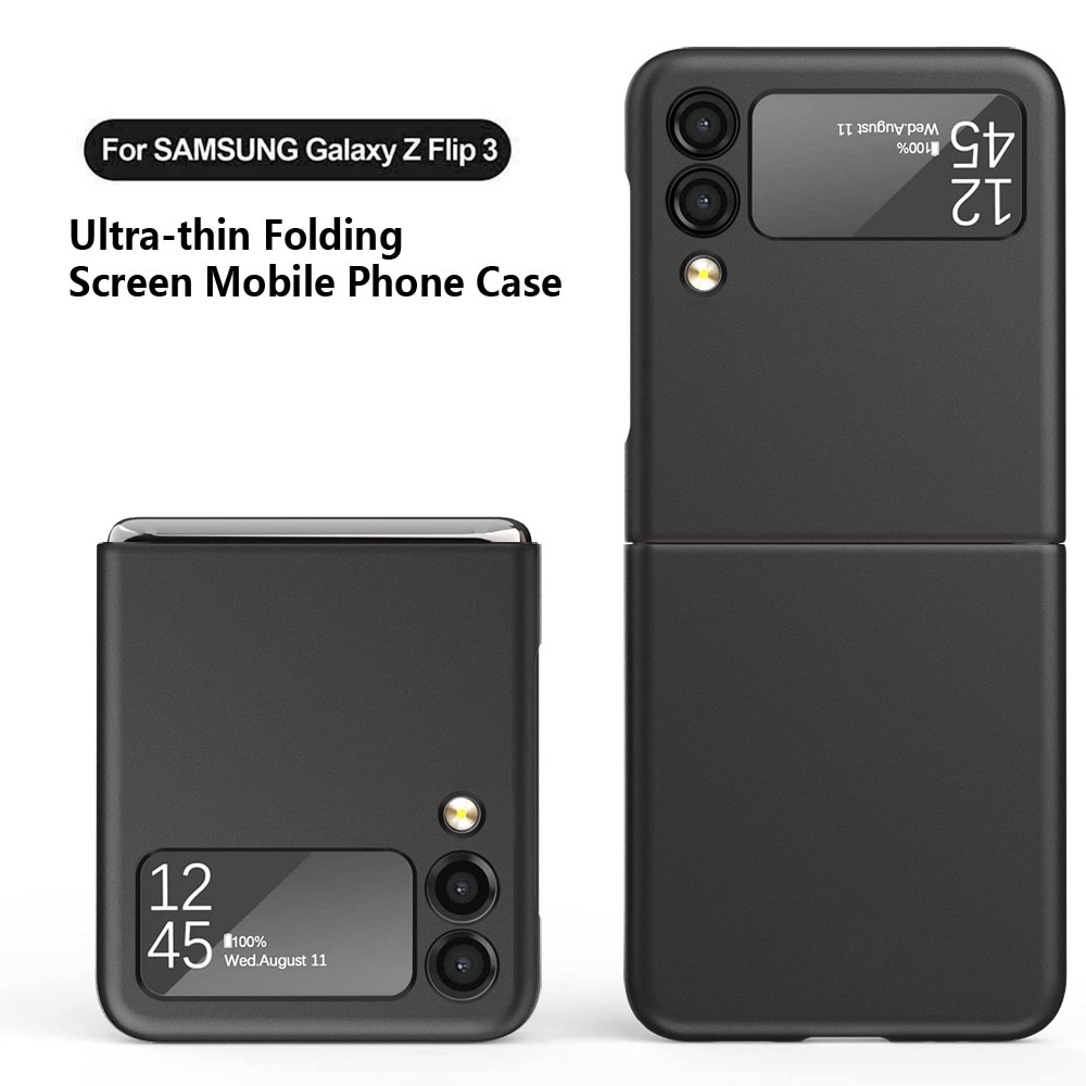 Coque dures caoutchoutées Samsung Galaxy Z Flip 3 Noir