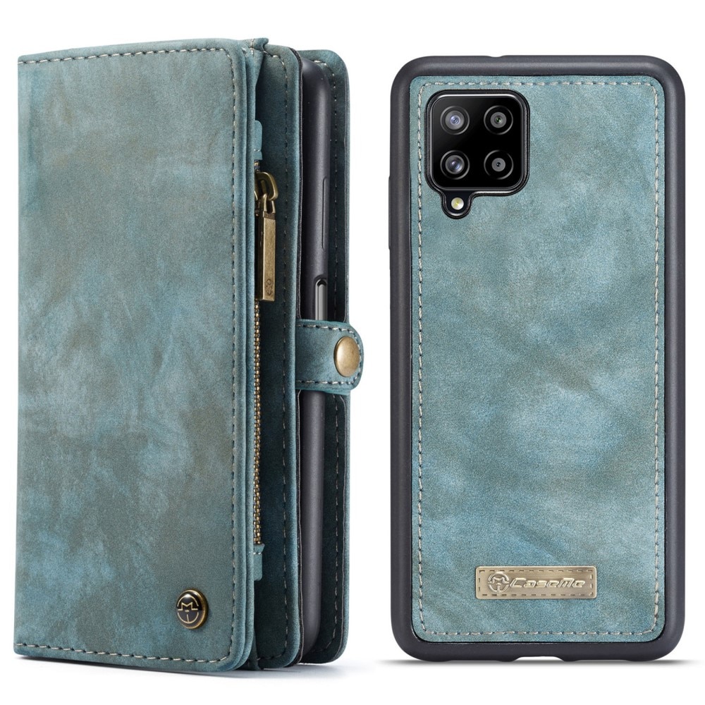 Étui portefeuille multi-cartes Samsung Galaxy A12 5G, Bleu