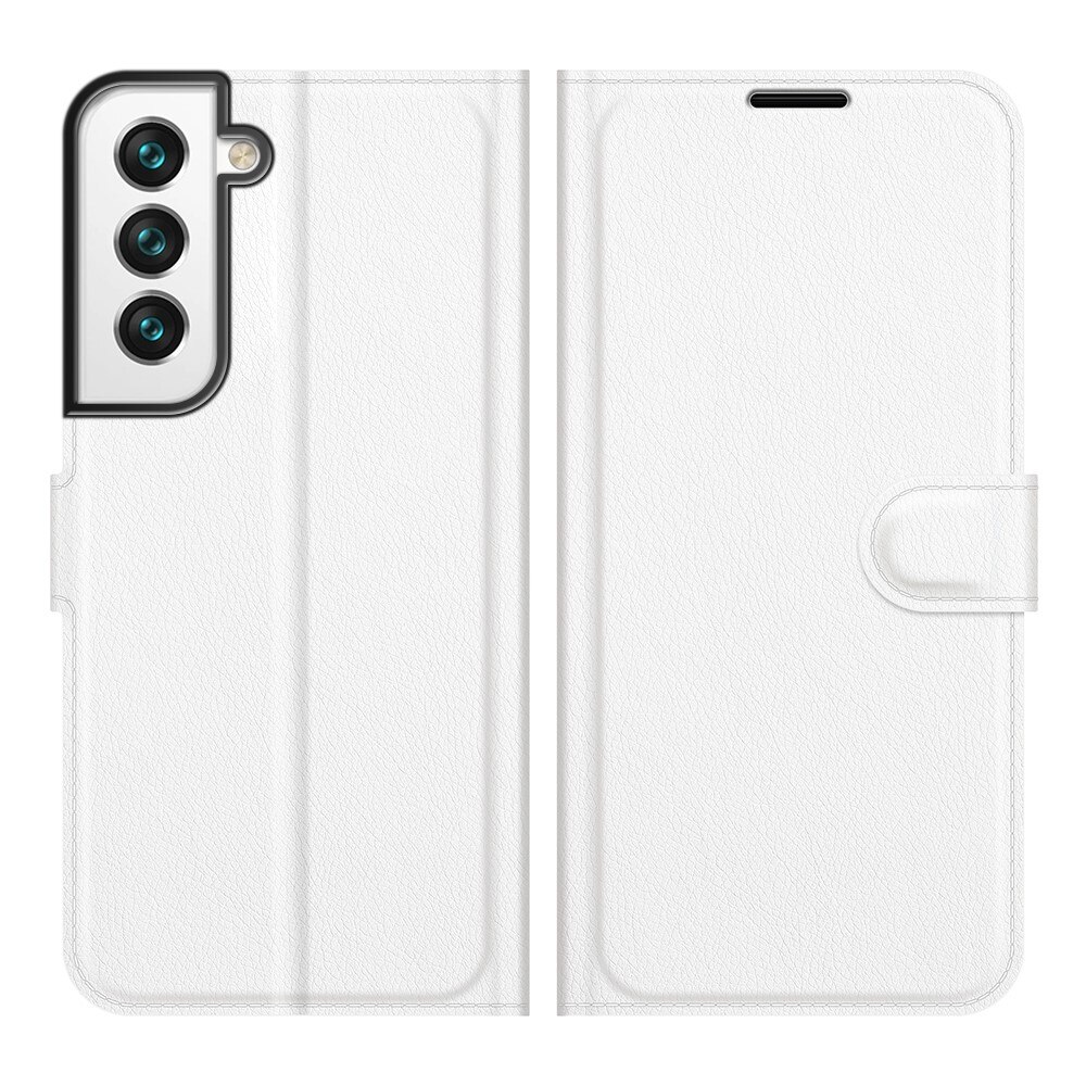 Coque portefeuille Samsung Galaxy S22, Blanc