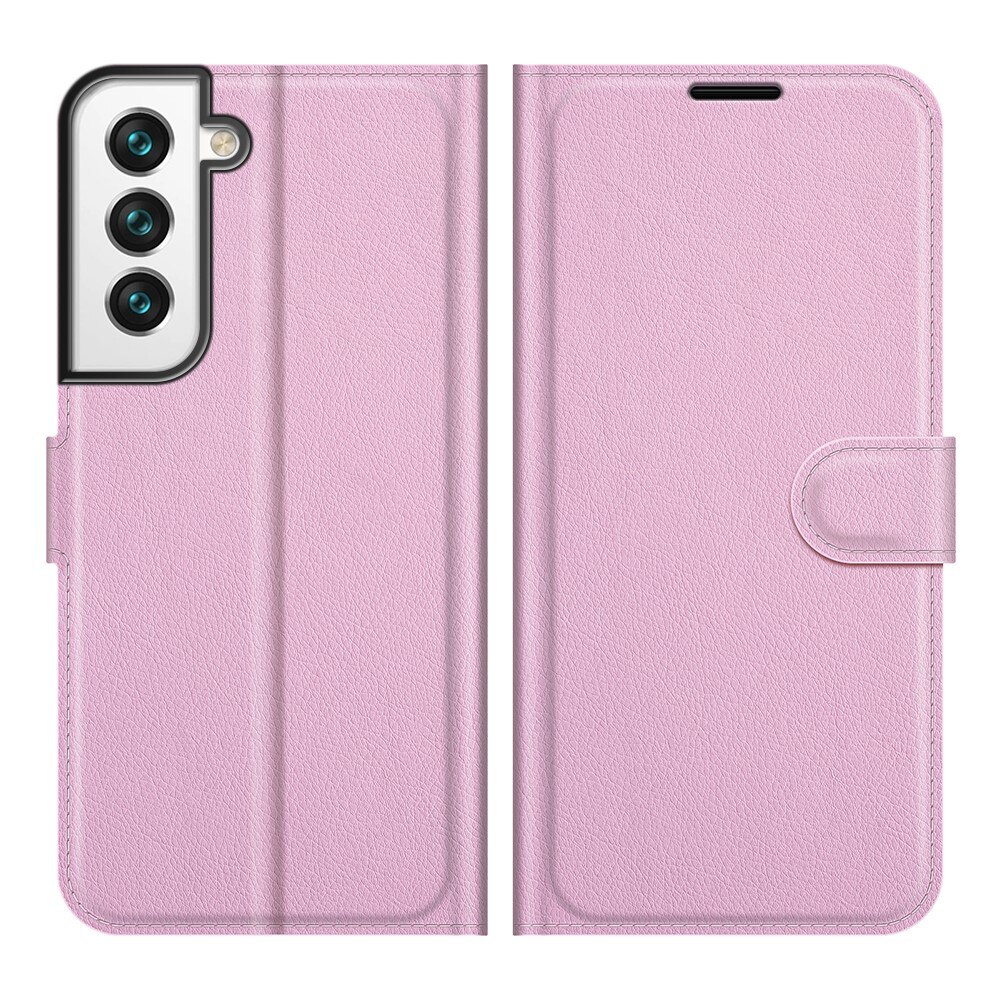 Coque portefeuille Samsung Galaxy S22, Rose
