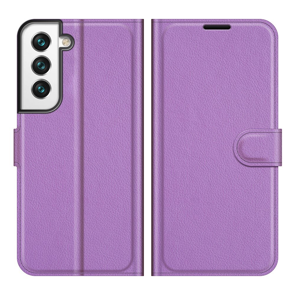Coque portefeuille Samsung Galaxy S22, Violet