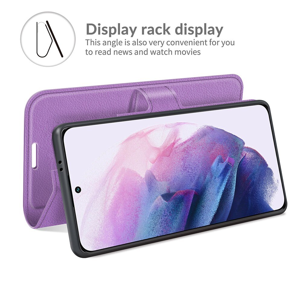 Coque portefeuille Samsung Galaxy S22, Violet