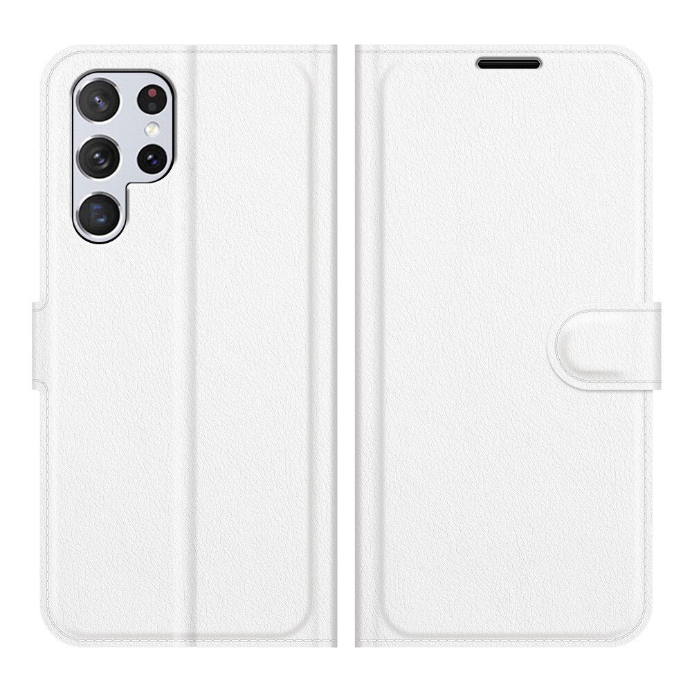 Coque portefeuille Samsung Galaxy S22 Ultra Blanc