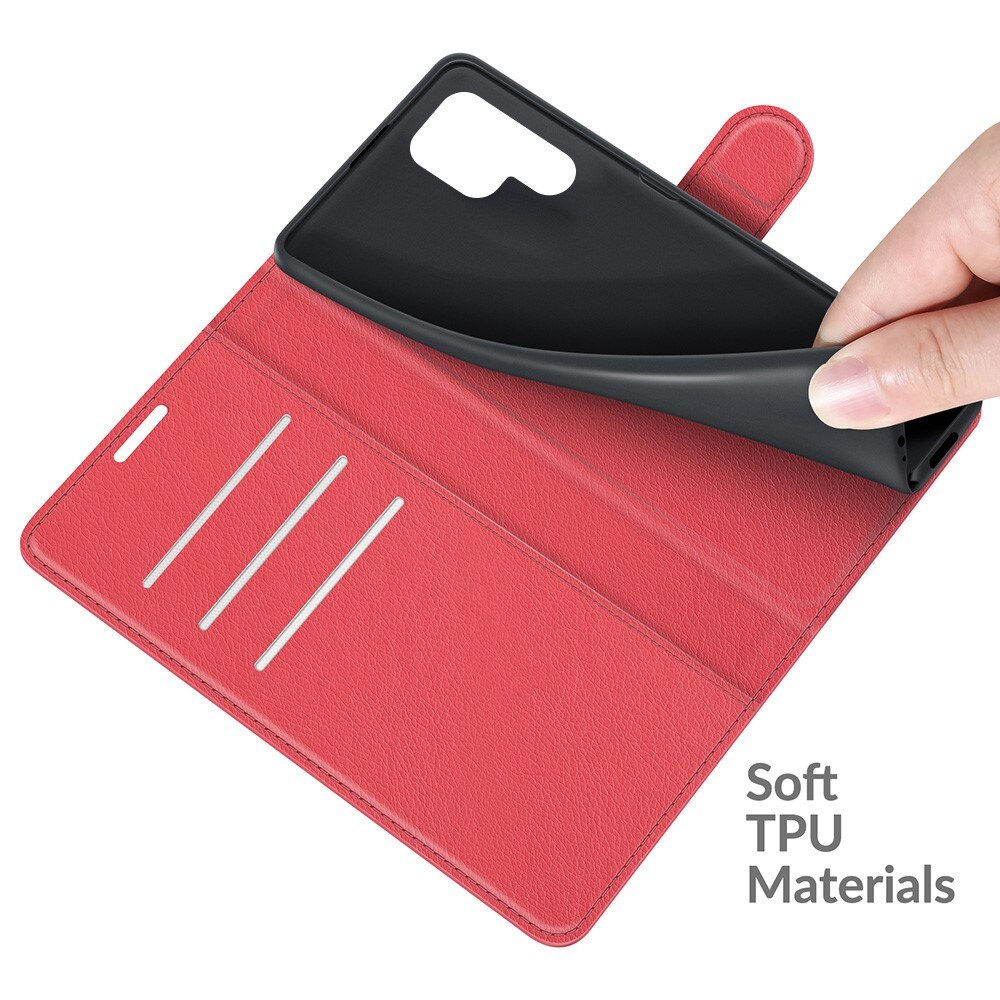 Coque portefeuille Samsung Galaxy S22 Ultra, Rouge