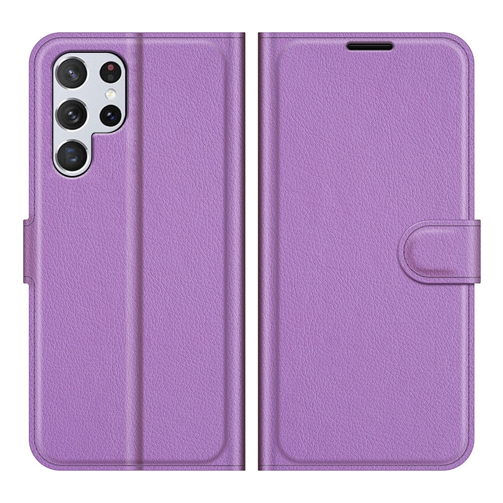 Coque portefeuille Samsung Galaxy S22 Ultra, Violet