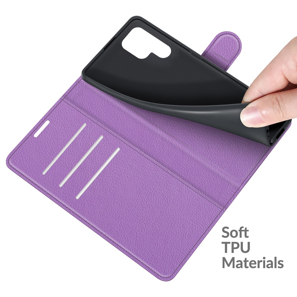 Coque portefeuille Samsung Galaxy S22 Ultra, Violet