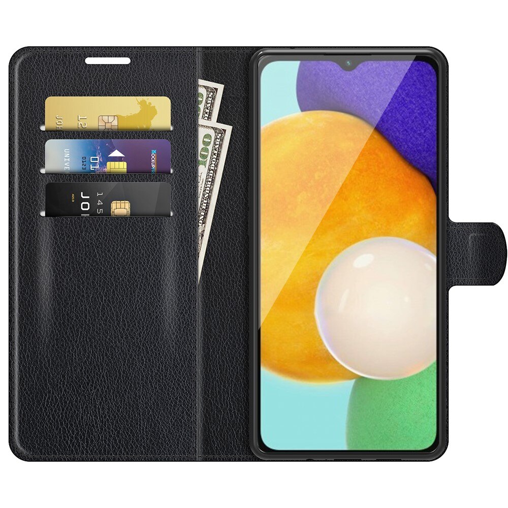 Coque portefeuille Samsung Galaxy A04s, Noir
