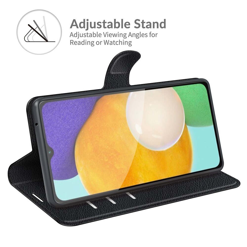 Coque portefeuille Samsung Galaxy A04s, Noir