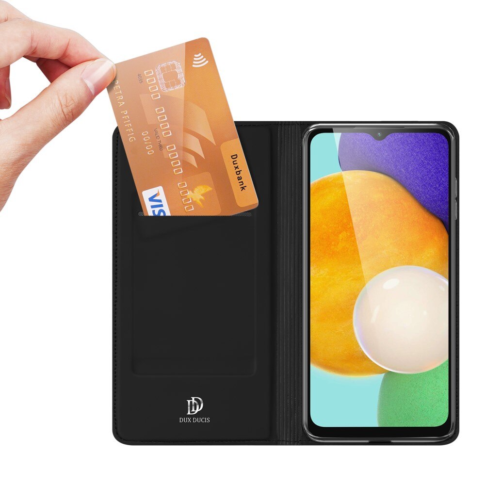 Étui portefeuille Skin Pro Series Samsung Galaxy A04s, Noir