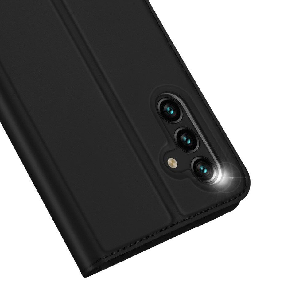 Étui portefeuille Skin Pro Series Samsung Galaxy A04s, Noir