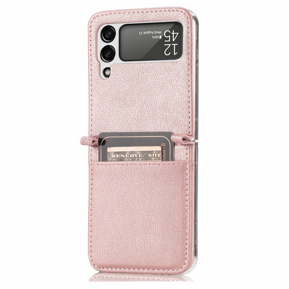 Étui portefeuille Slim Card Wallet Samsung Galaxy Z Flip 3 Rose