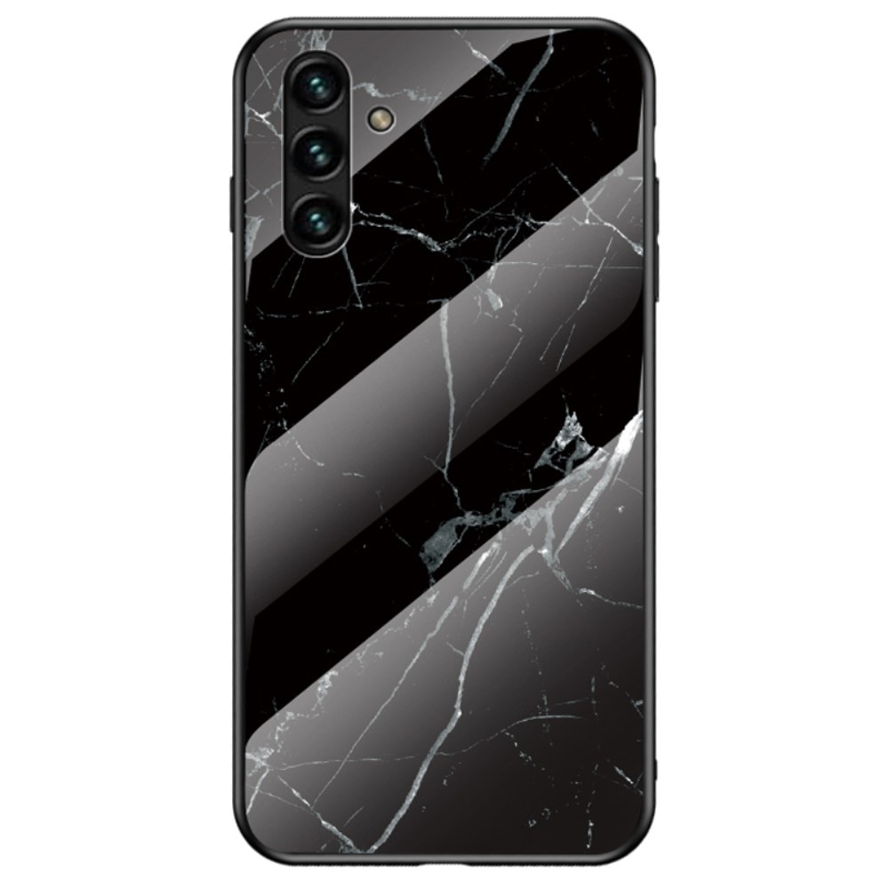 Coque en verre trempé Samsung Galaxy A13 5G Marbre noir