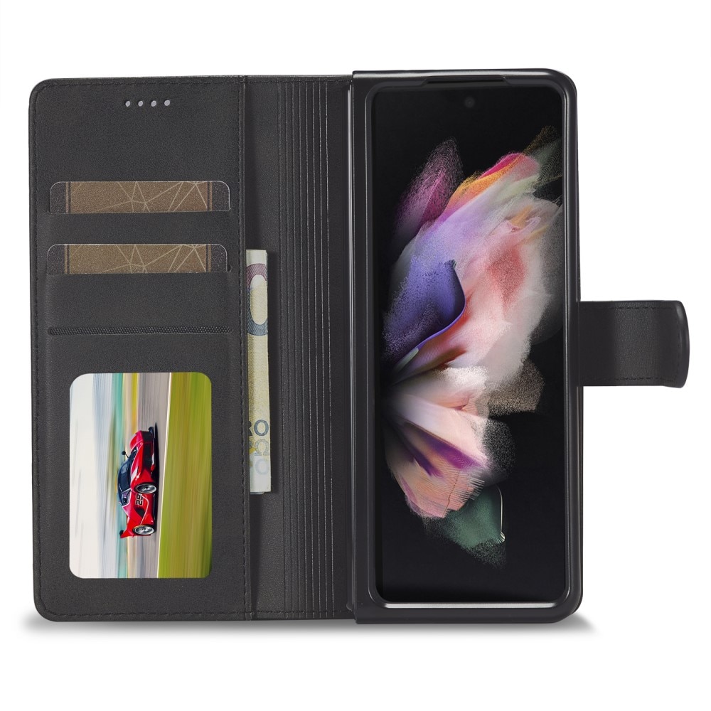 Étui portefeuille Samsung Galaxy Z Fold 3 Noir