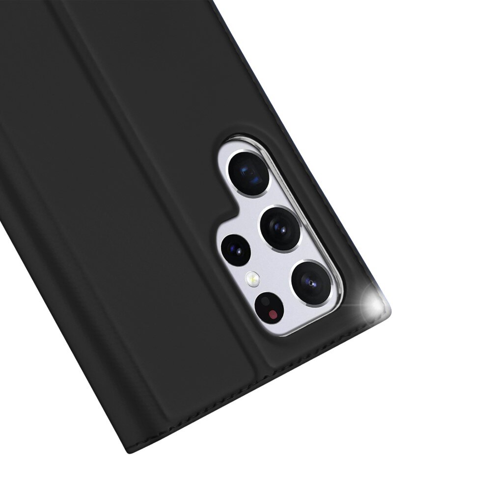 Étui portefeuille Skin Pro Series Samsung Galaxy S22 Ultra, Noir
