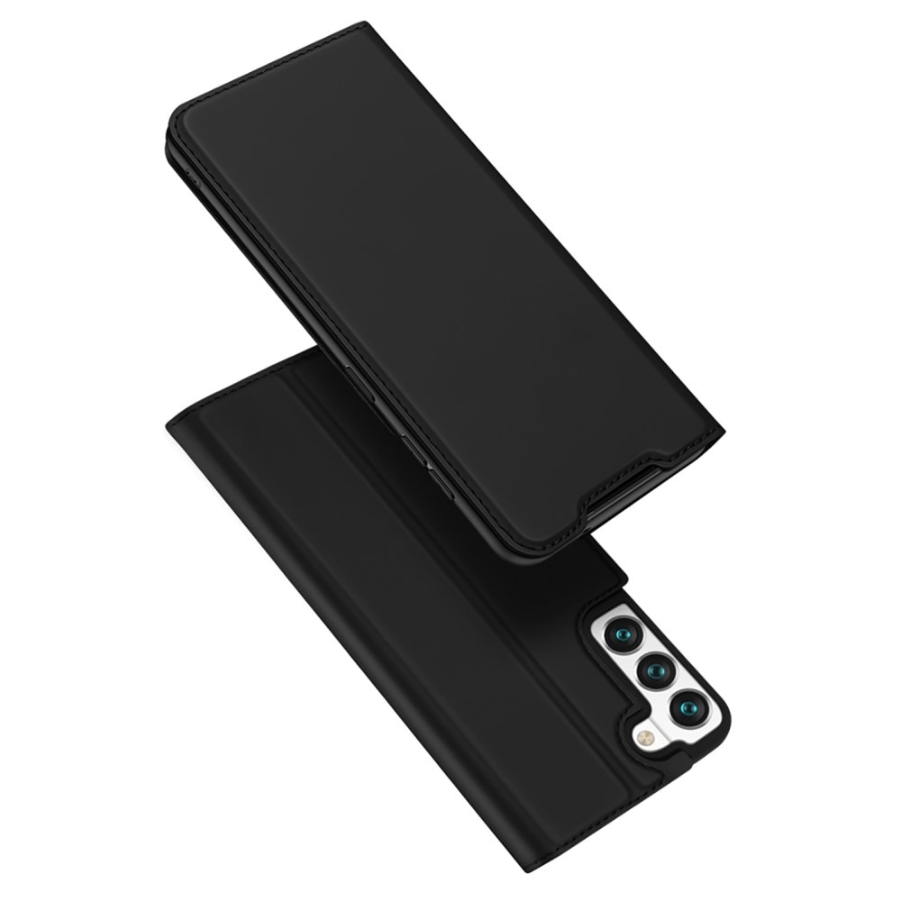 Étui portefeuille Skin Pro Series Samsung Galaxy S22, Noir