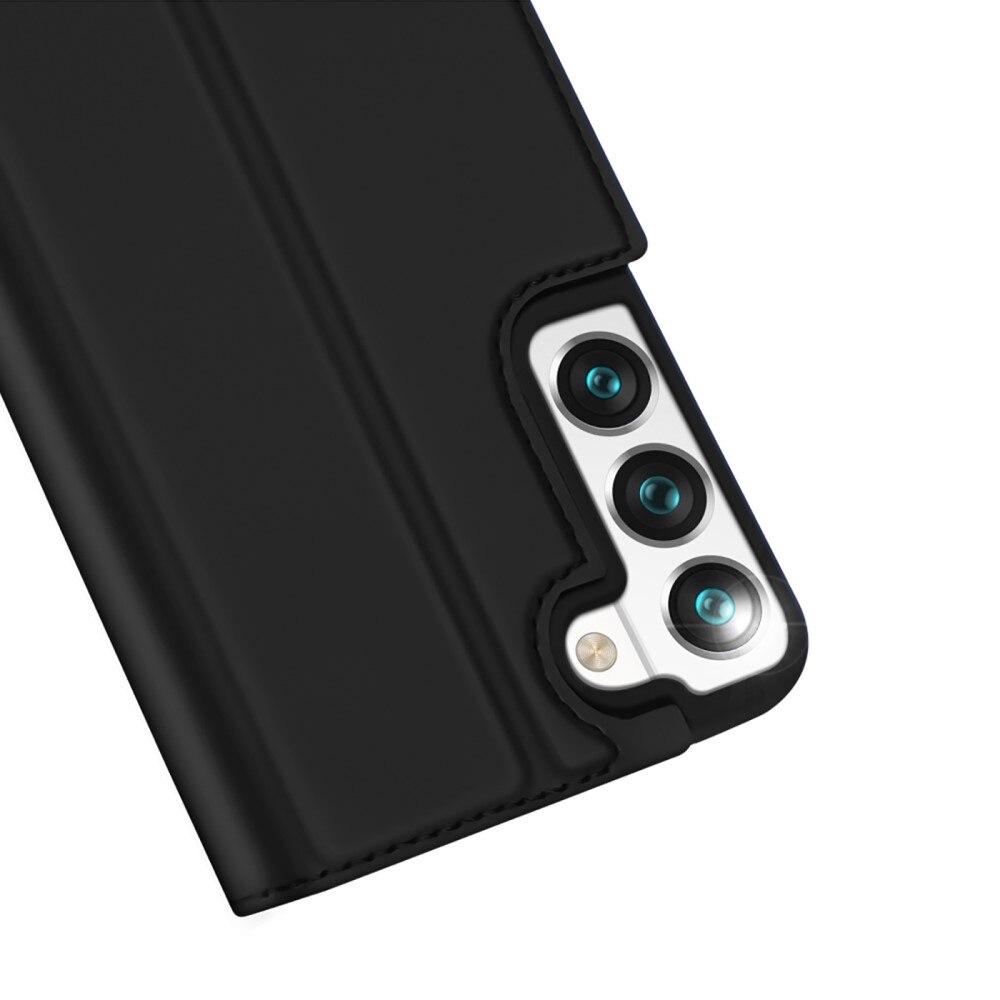 Étui portefeuille Skin Pro Series Samsung Galaxy S22, Noir