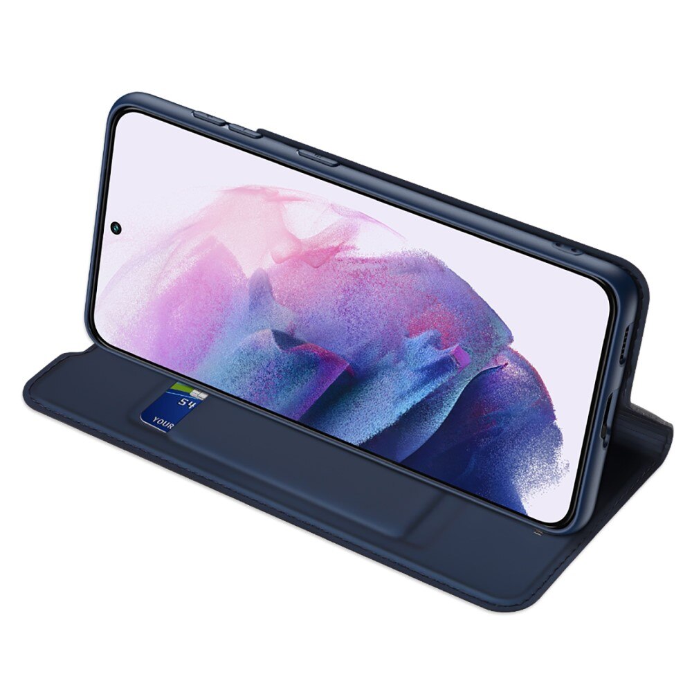 Étui portefeuille Skin Pro Series Samsung Galaxy S22, Bleu