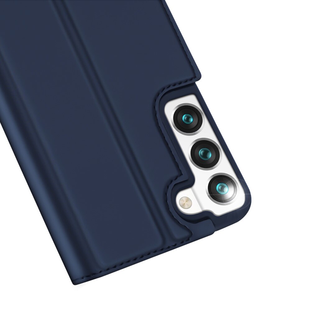 Étui portefeuille Skin Pro Series Samsung Galaxy S22, Bleu