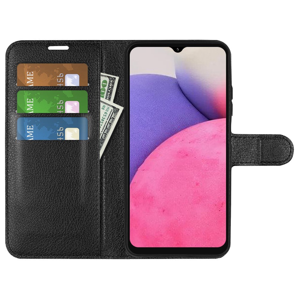 Coque portefeuille Samsung Galaxy A33, Noir